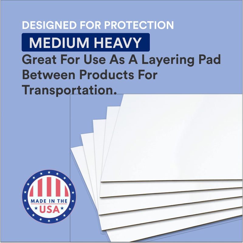 BOX USA صندوق شحن الولايات المتحدة أوراق كرتونية 24"L x 36"W، 5-pack | أوراق مموجة للتعبئة، النقل وإمدادات التخزين 2436 - Image 3